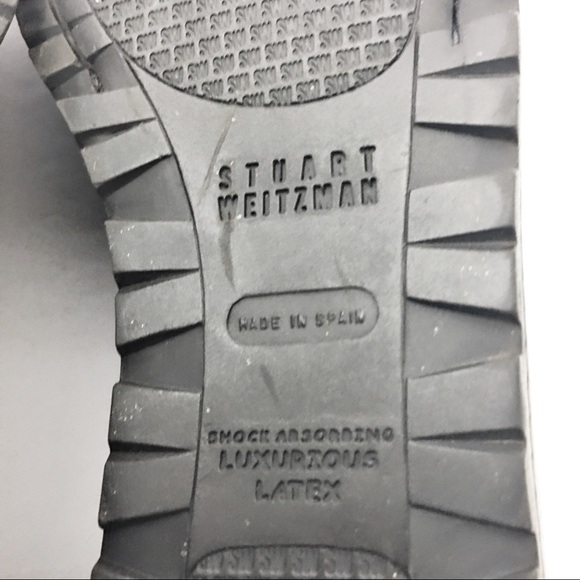 Stuart Weitzman Suede Schooldays Platform Loafers - Picture 7 of 7